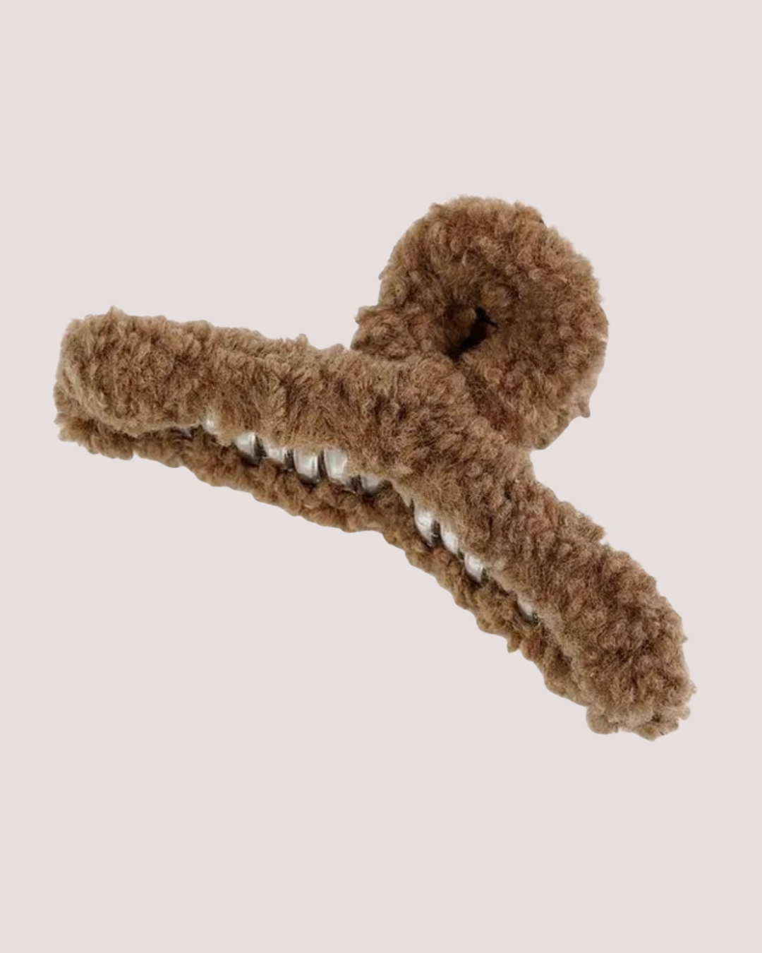 Teddy haarklem | bruin