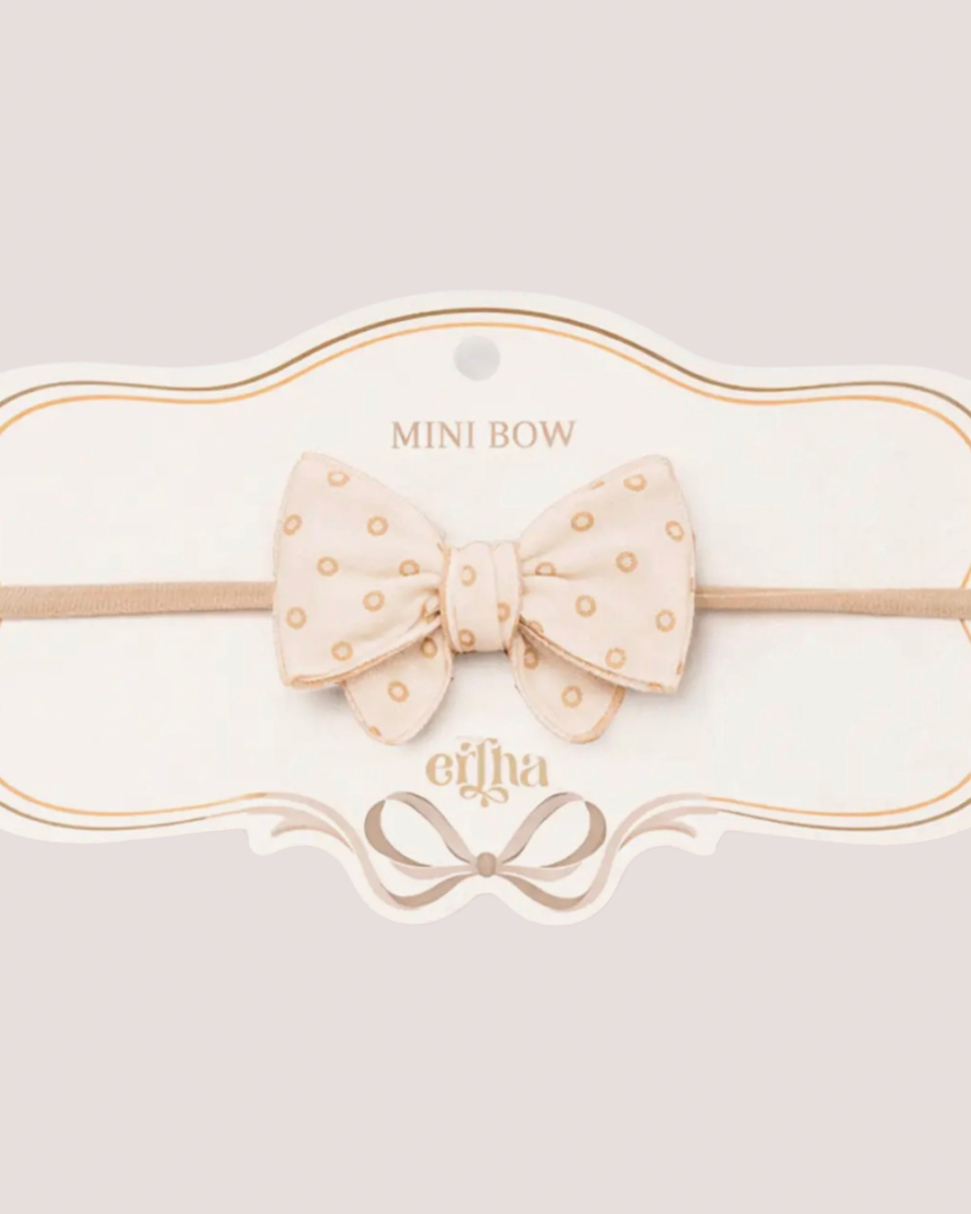 Mrs. Etha baby haarband - neutrale stippen