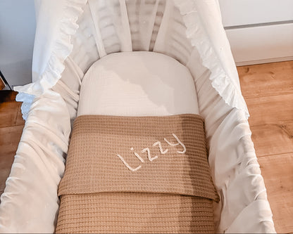Babydeken gepersonaliseerd met naam