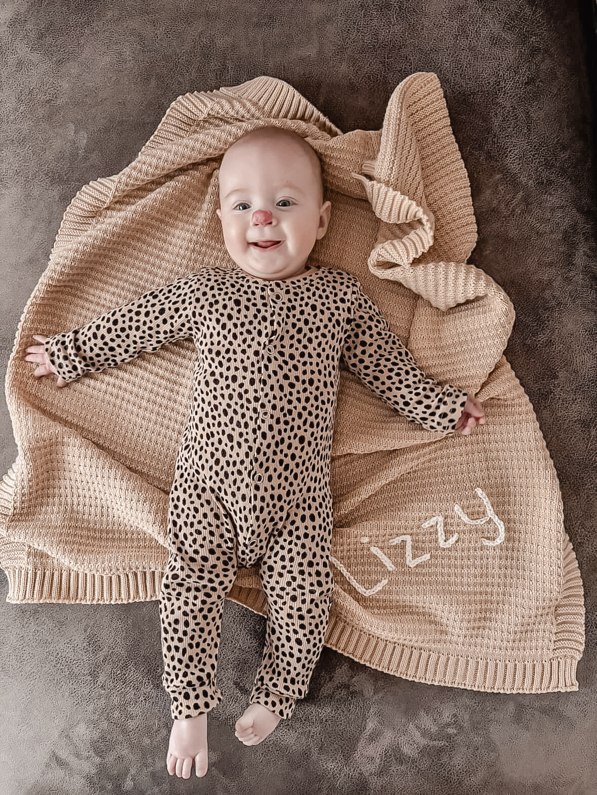 Babydeken gepersonaliseerd met naam