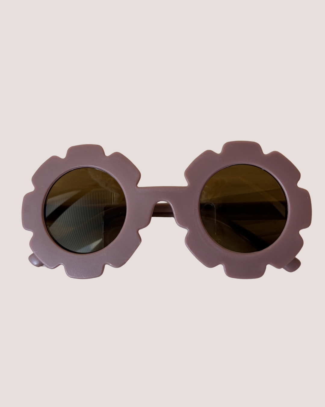 Kinderzonnebril  bloem oudroze