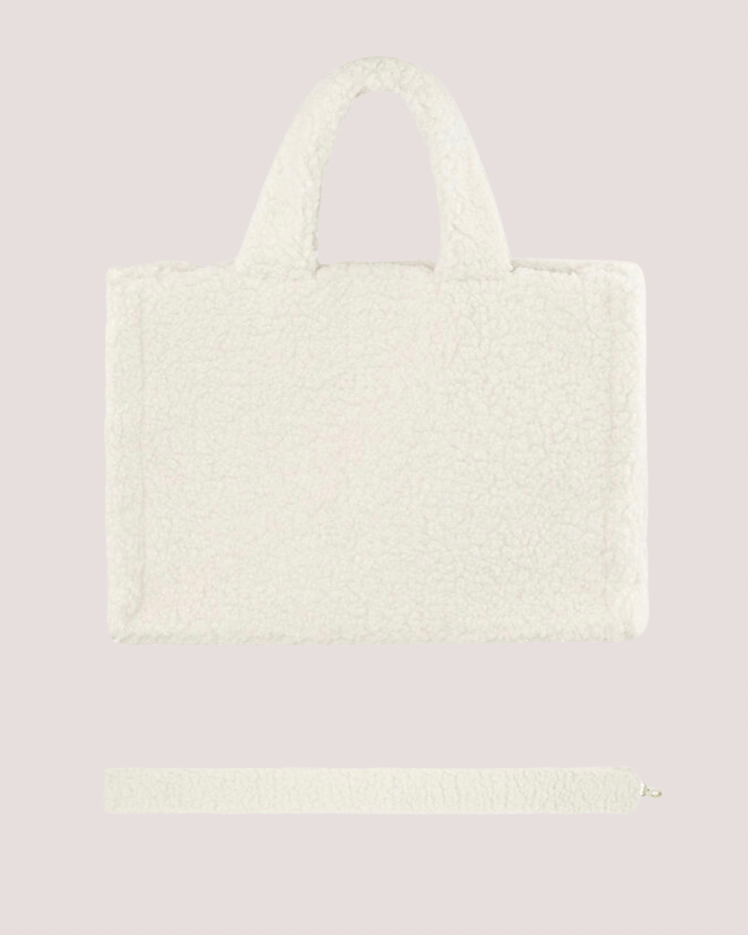 Fluffy Teddy Tas | Off-White