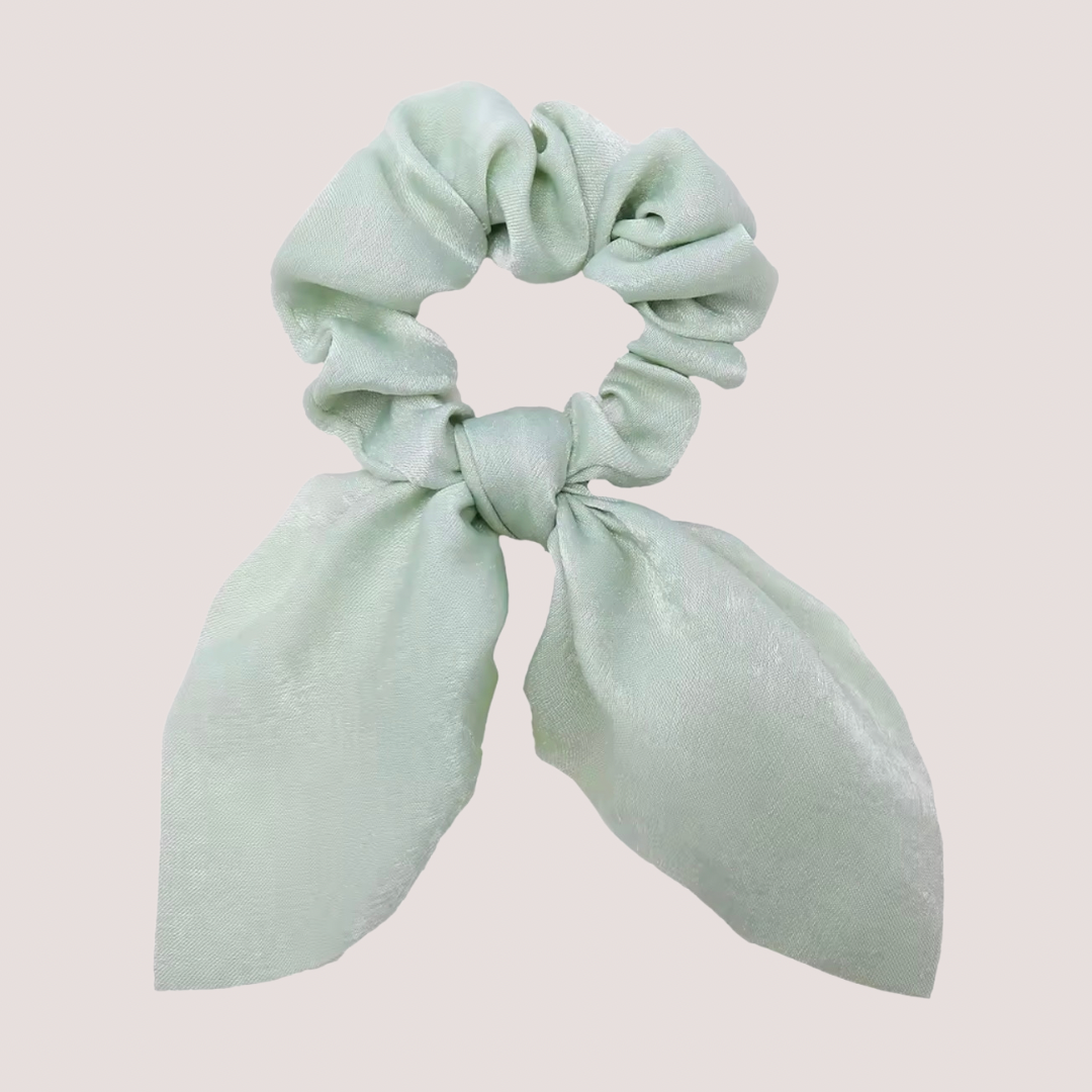 Scrunchie mintgroen