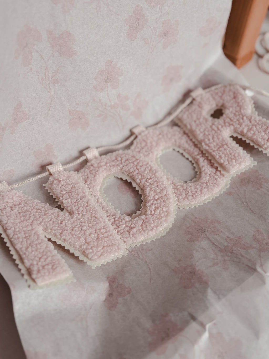 Teddy naamslinger - Vanaf €3,- per letter