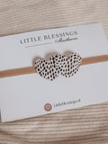 Babyhaarband dots Blush