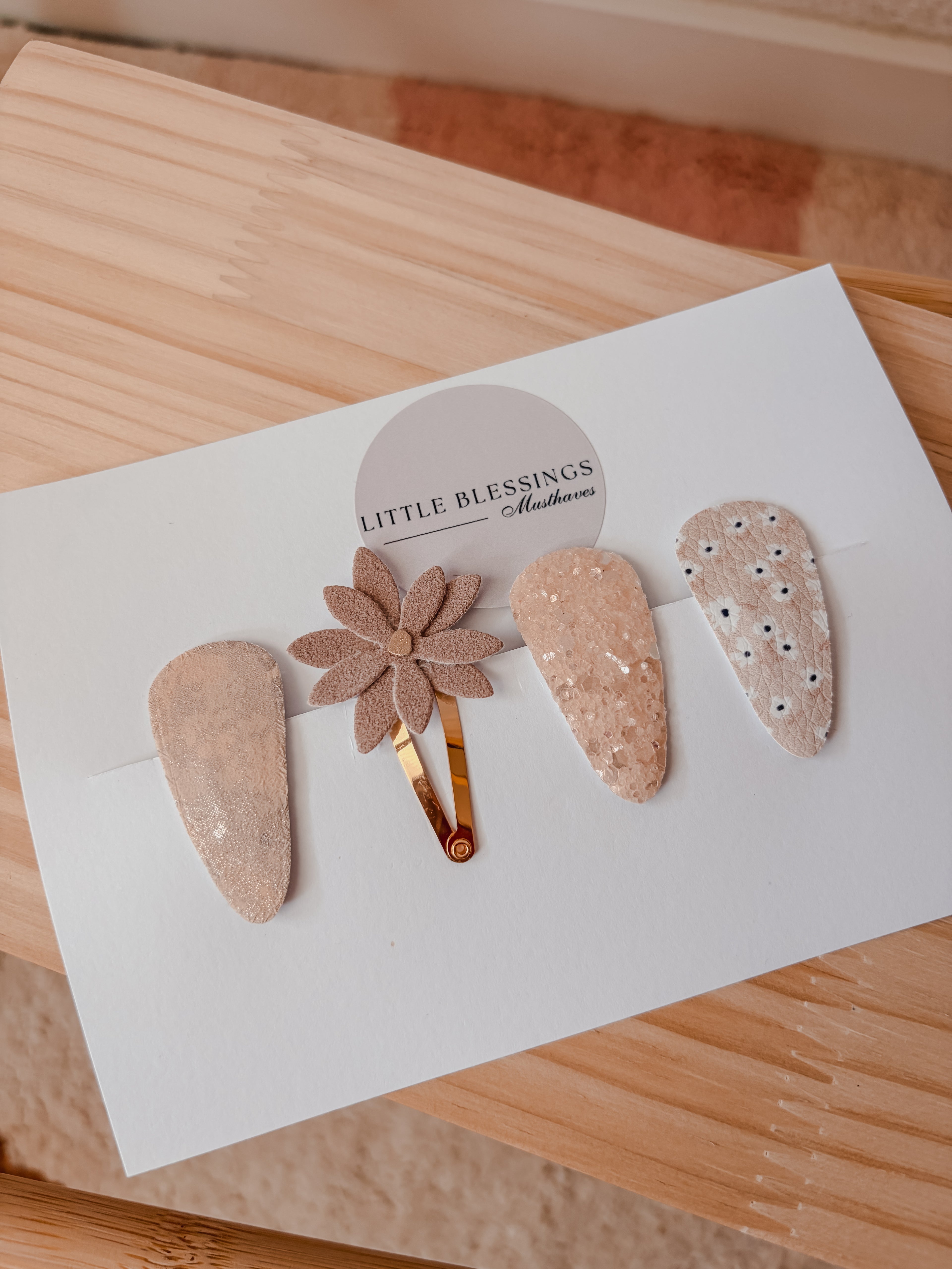 Bloem rosé haarspeldenset