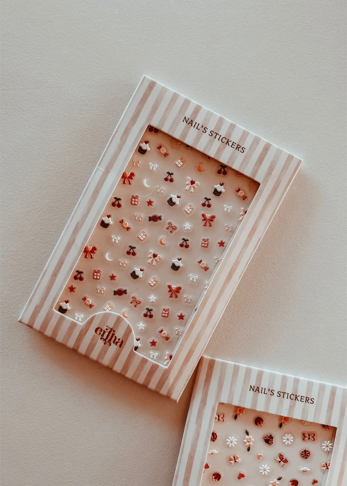Mrs. Ertha 3D nagelstickers voor kinderen | Strikken