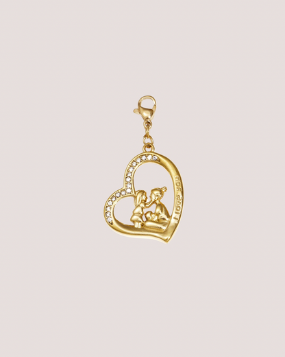 Mama/dochter armbandbedel