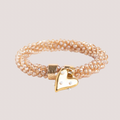 BANDITZ BEADZ LUX - Champagne Heart Pearls