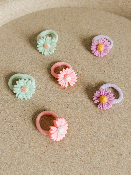 Haarelastiek mini - Happy Flower