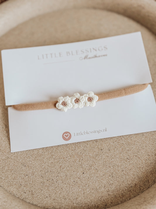 Baby haarband - Natural Flower
