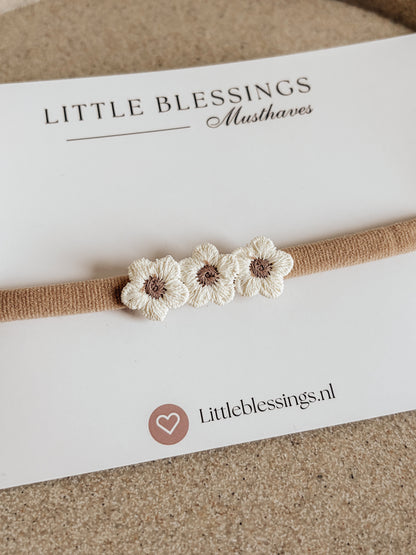 Baby haarband - Natural Flower