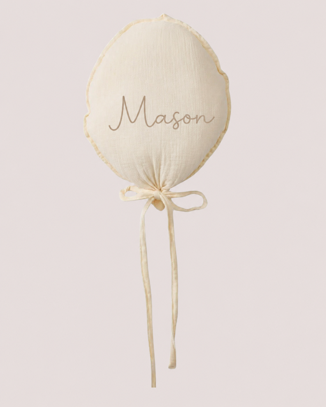 Decoratie ballon met naam | Beige