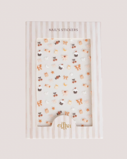Mrs. Ertha 3D nagelstickers voor kinderen | Strikken