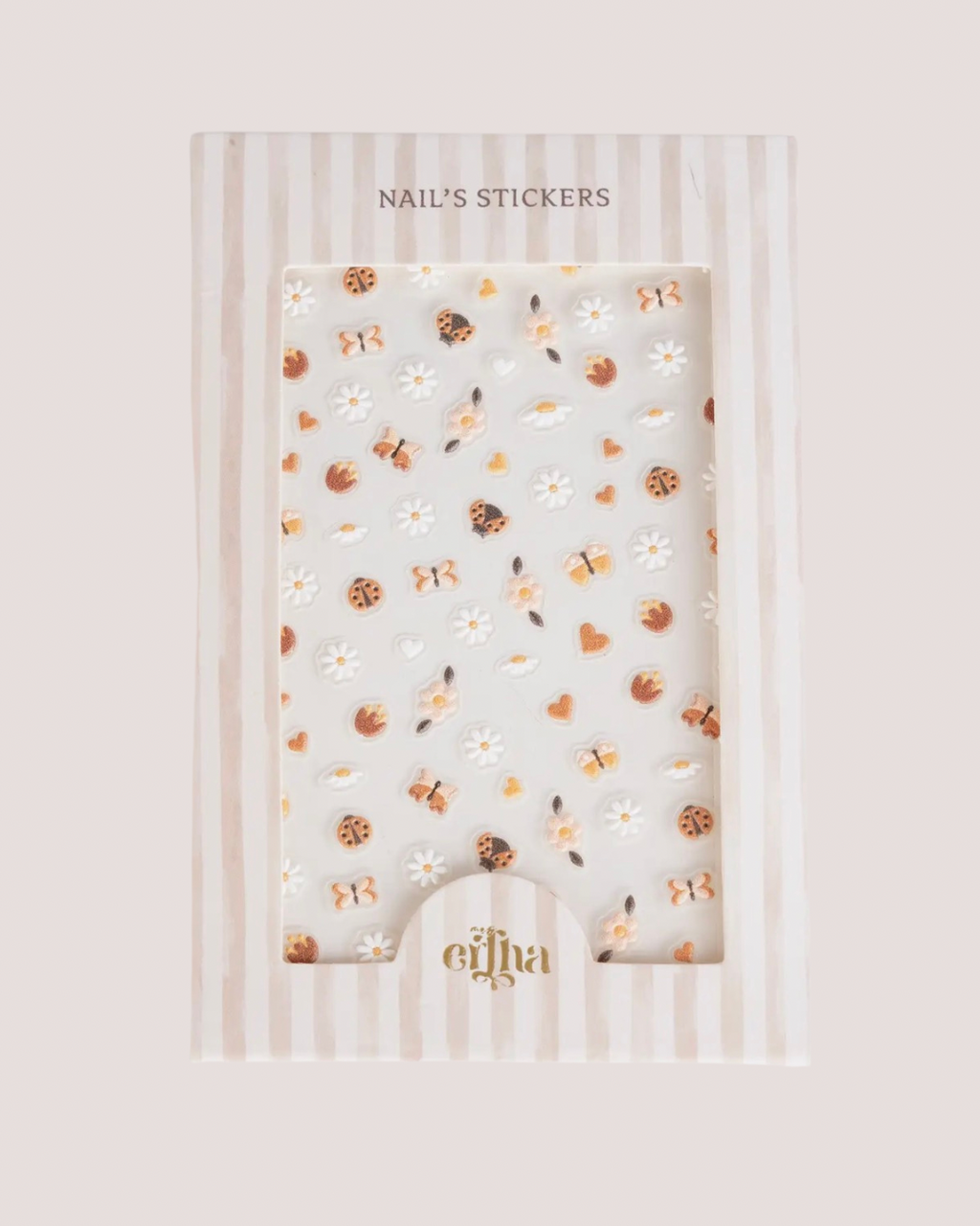 Mrs. Ertha 3D nagelstickers voor kinderen | Vlinder