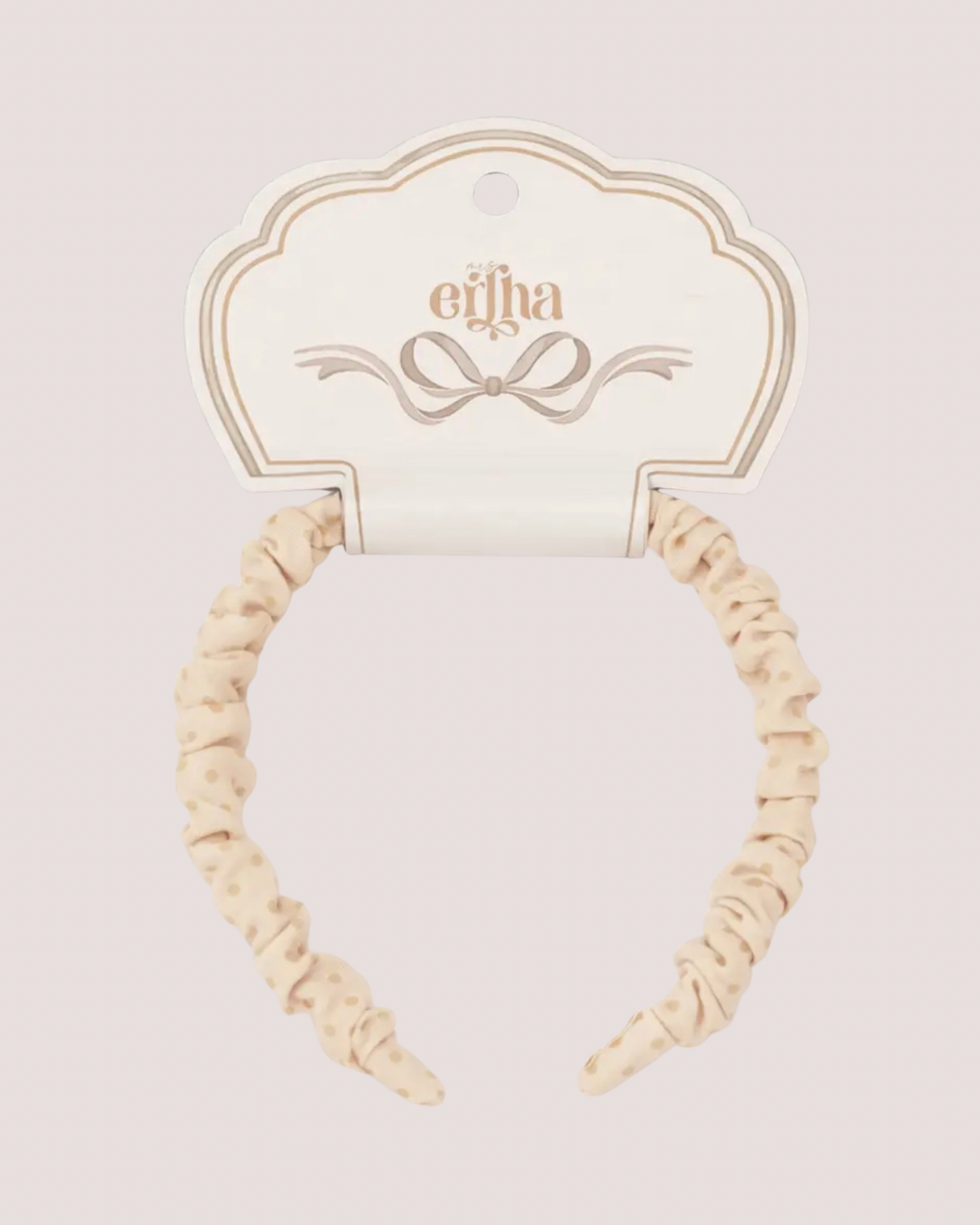 Mrs. Ertha haarband | neutrale stippen