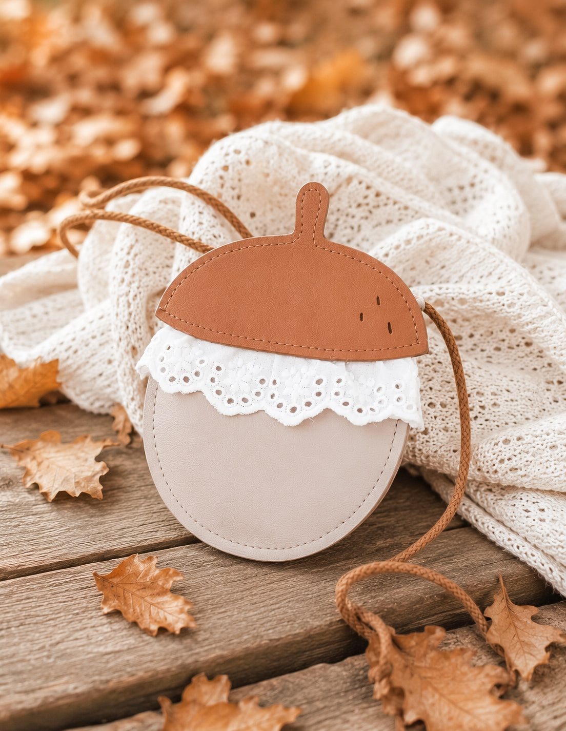 Autumn acorn tasje