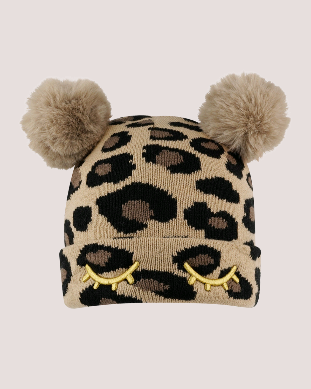Panter wintermuts met PomPoms
