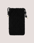 On the go teddy telefoontas | zwart