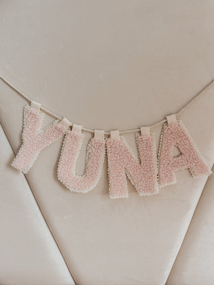 Teddy naamslinger - Vanaf €3,- per letter
