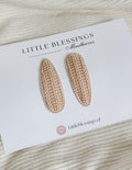 Duo setje - gebreid beige