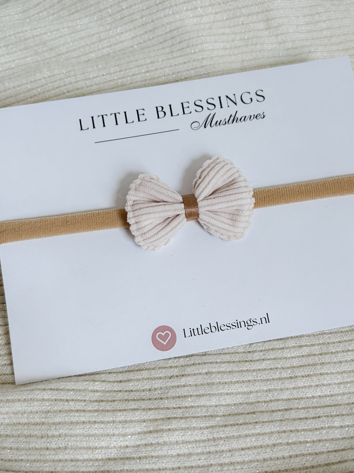 Baby haarband ribble bow