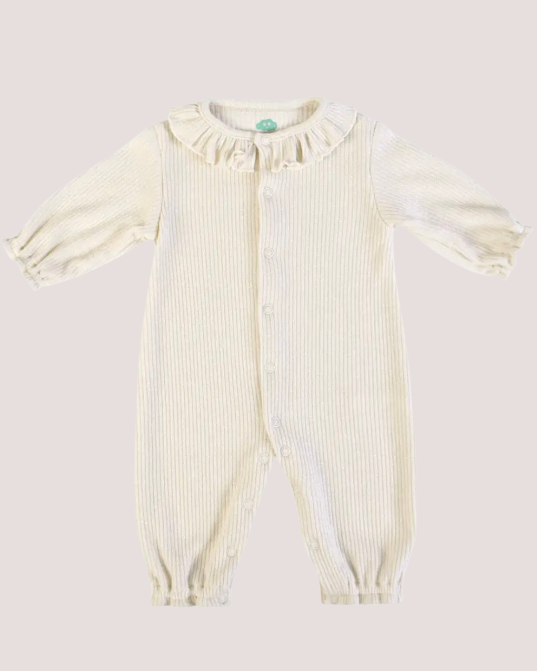 Boxpakje met subtiele glitter - Off-White