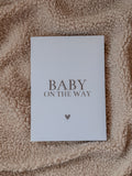 Dubbele wenskaart - Baby on the way
